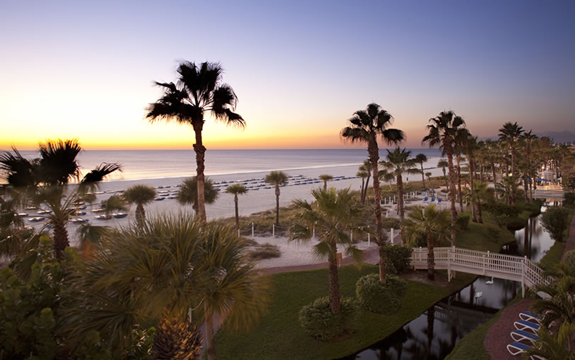 Tradewinds Island Grand, St. Petersburg Florida, USA. Image via www.tradewindsresort.com