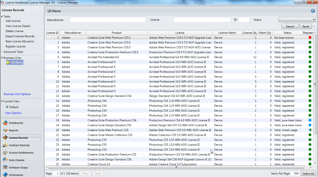 License-Dashboard-Adobe-License-Records-Imported