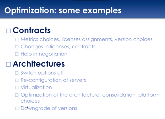 Oracle Optimization Examples